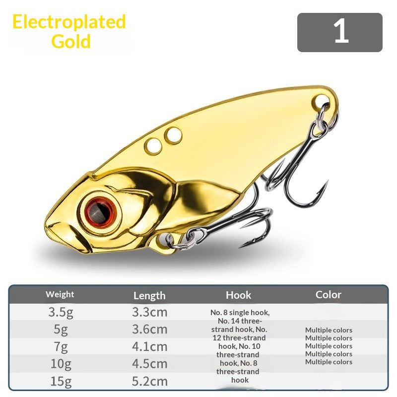 Bâton artificiel Serpent à crotale à croupe métallique pour la pêche à longue distance Lures A