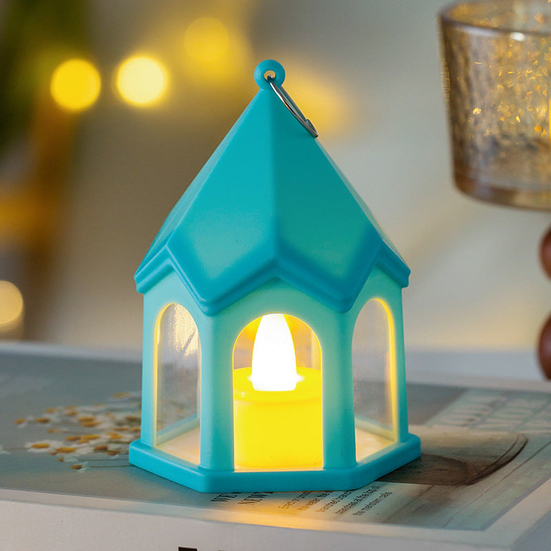 Creative Retro Led Lampe à bougie électronique Camping Tente Atmosphère Lit Dortoir