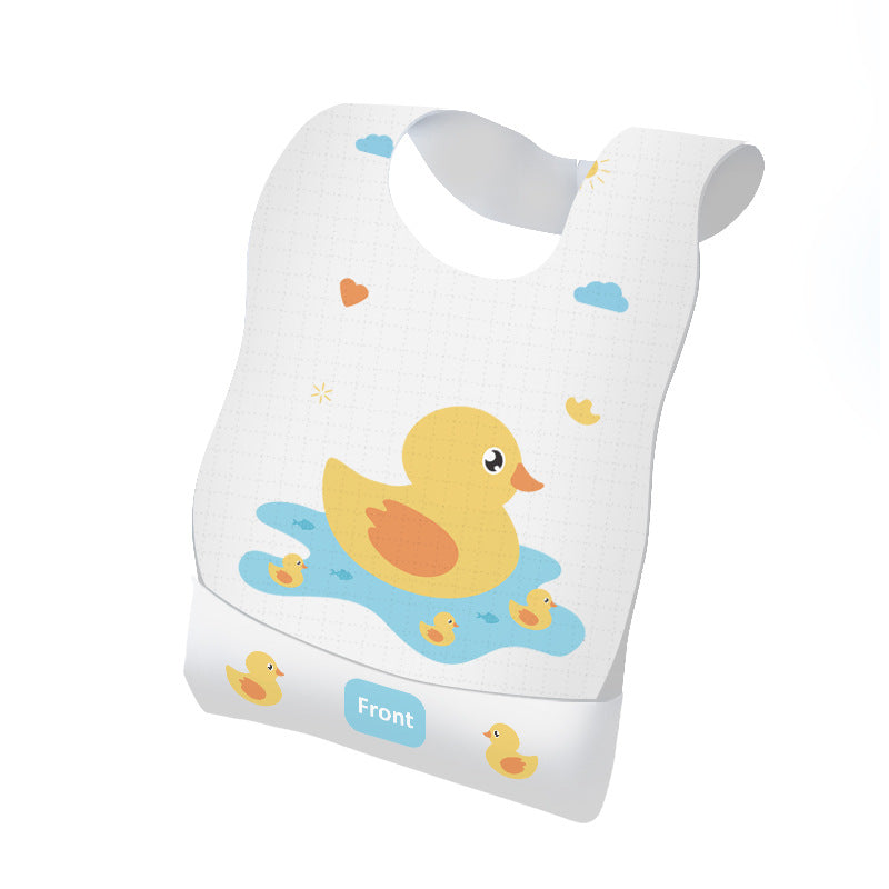 Bébé jetable Bib Emballage indépendant Serviette Salive