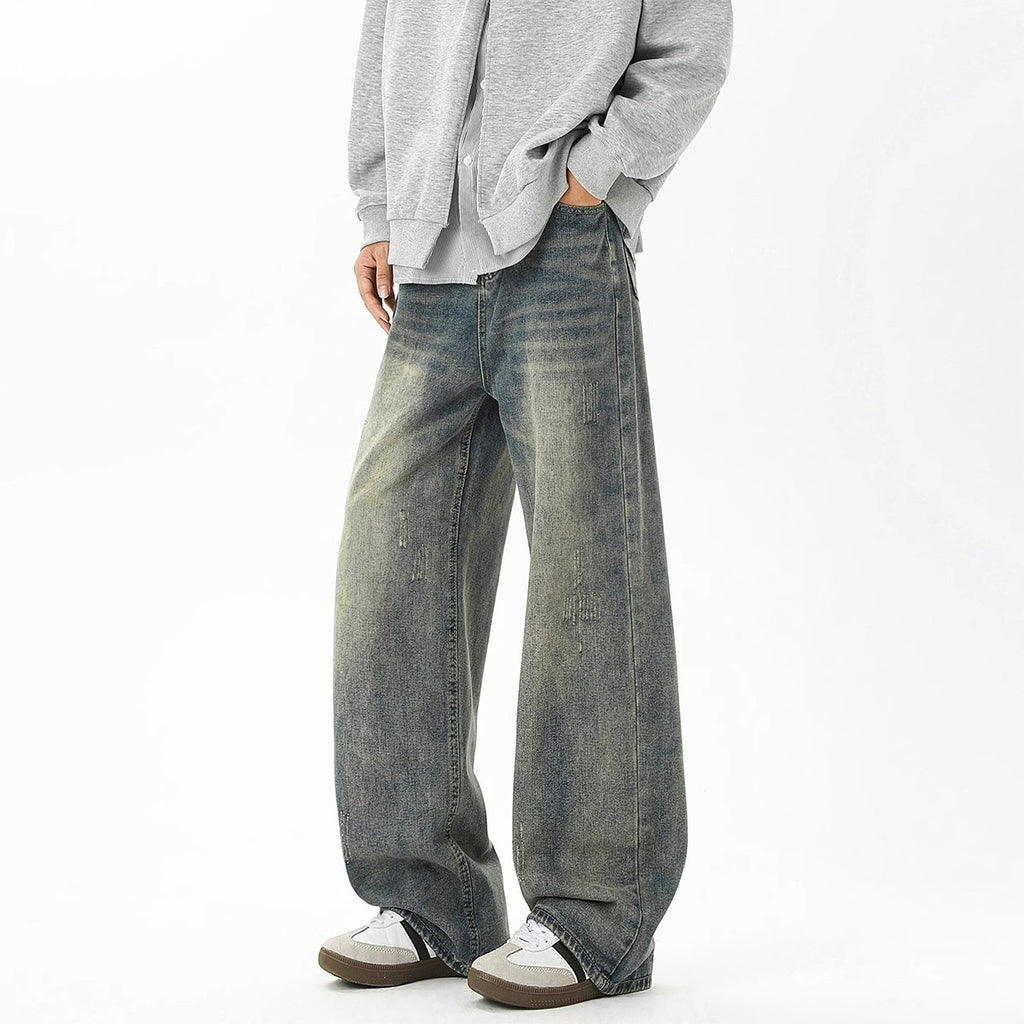 Rétro Détresse Scythe Jeans pour hommes