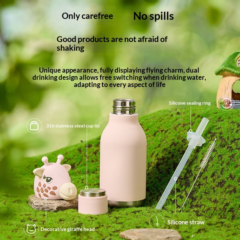 Bouteille d'eau isolante en acier inoxydable 316 pour bébés