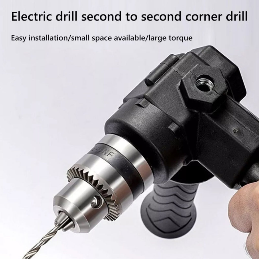 Angle droit 90 degrés d'angle d'attache de perceuse adaptateur haute torque d'attache outil