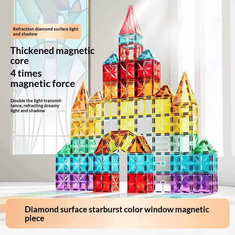Assemblage Magnetic Square Block Building Jouets