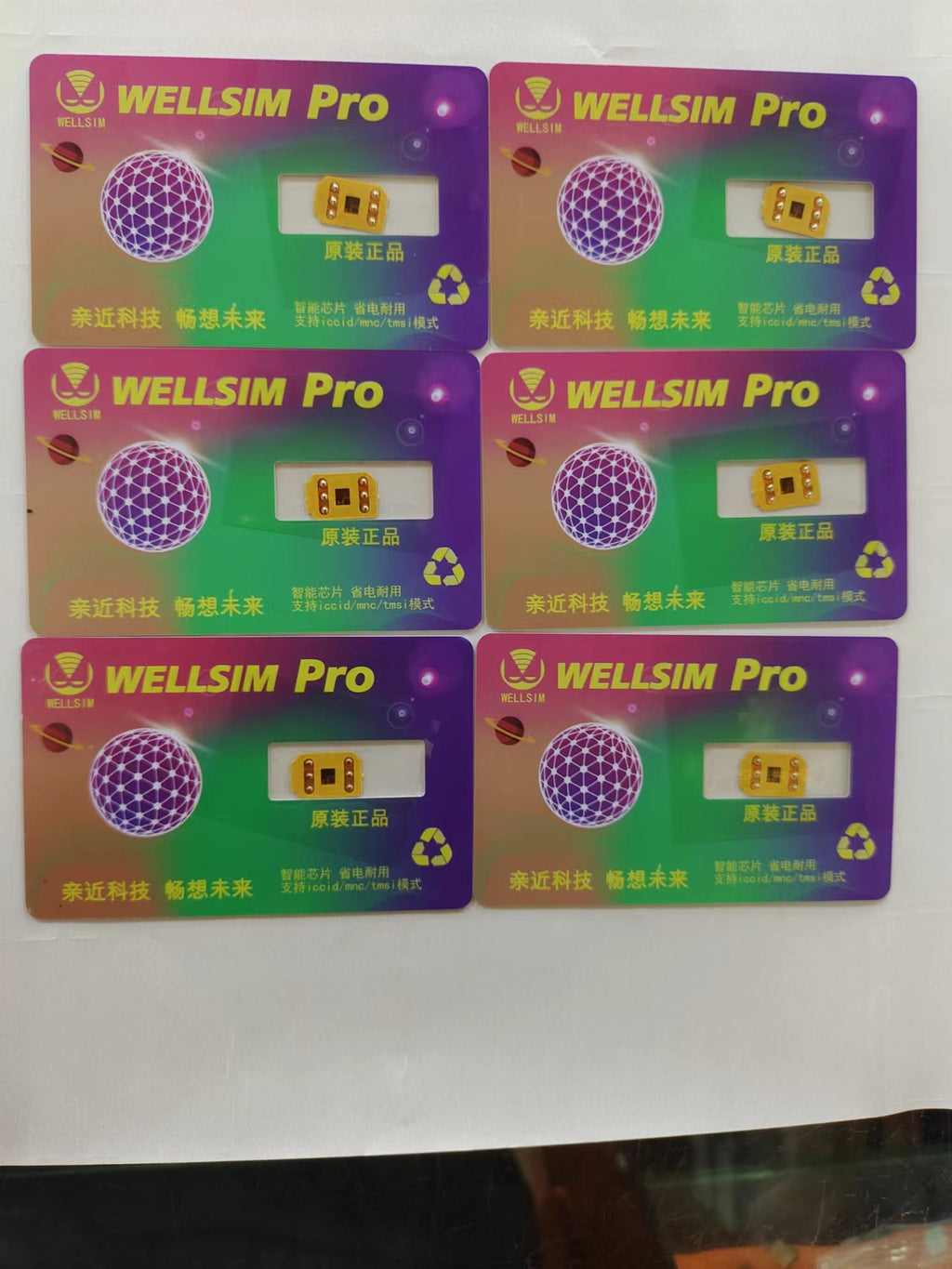 WELLSIM Déverrouiller l'autocollant de carte pour 6S SE 7 8 XR XSM 11 12PM 13 14PM
