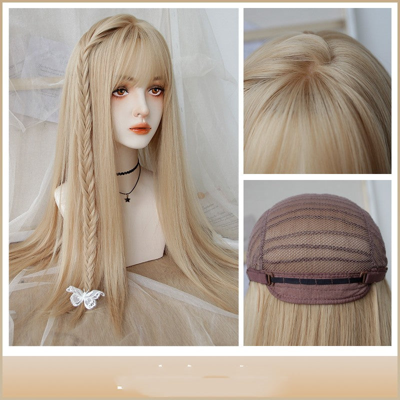 Long cheveux droit Cos Platinum mode