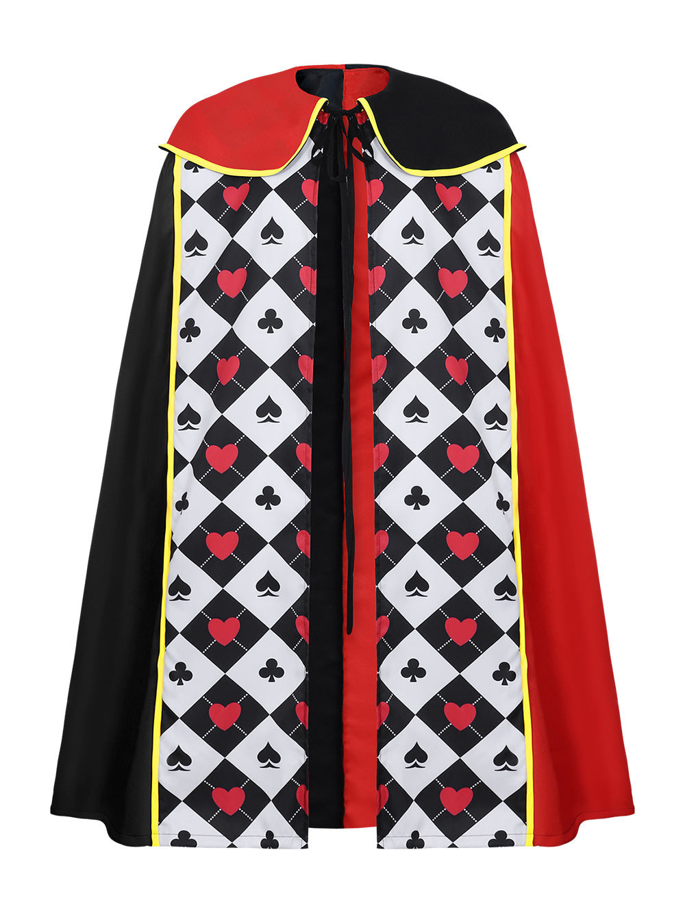 Reine des coeurs Cloak Cosplay pour Halloween Party Performance