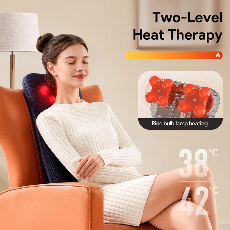Coussin de massage extra-long et masseur arrière