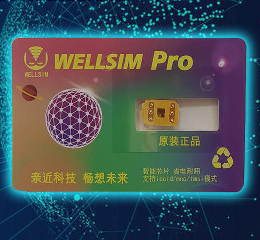 WELLSIM Déverrouiller l'autocollant de carte pour 6S SE 7 8 XR XSM 11 12PM 13 14PM