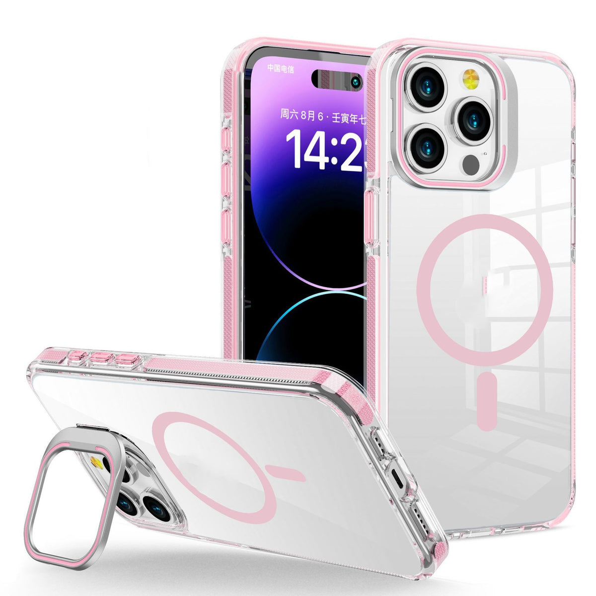 Support de cadre invisible en métal transparent