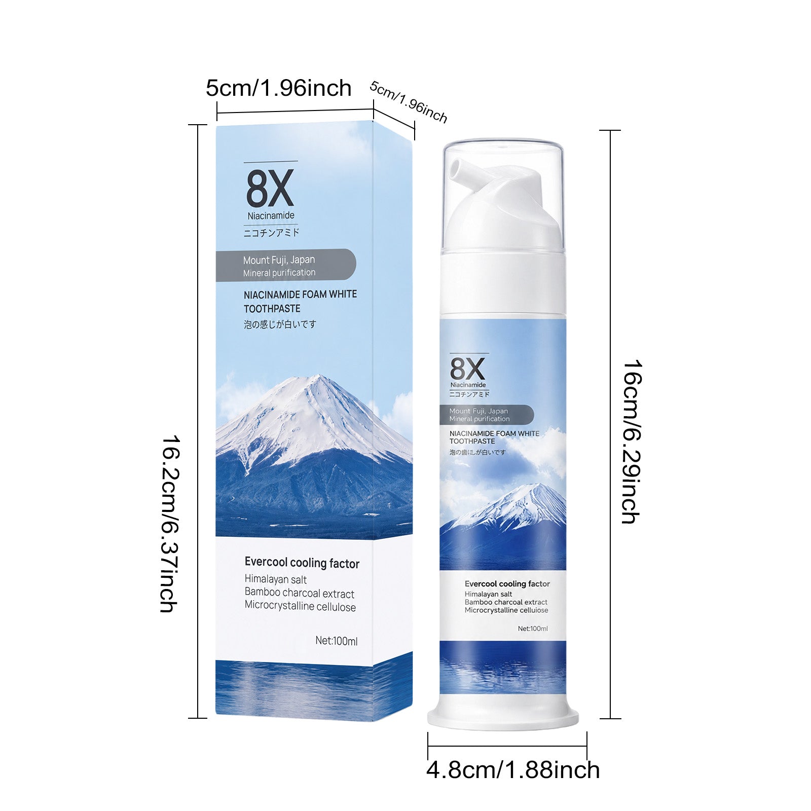 Niacinamide Dentifrice blanchissant 1 00ml 1 boîte