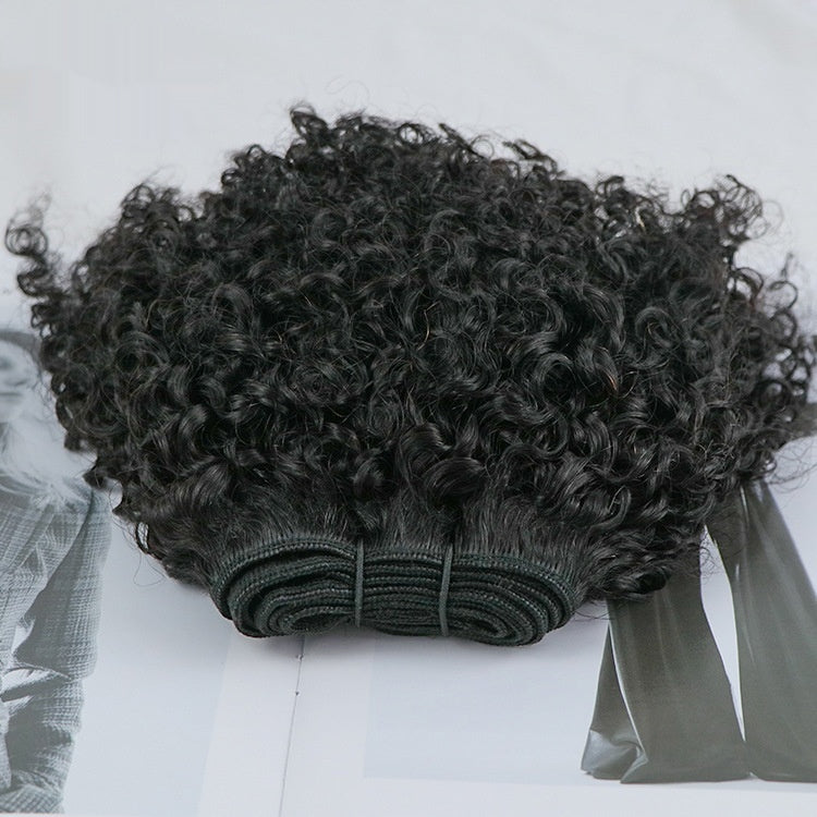 Brosse de cheveux humains bouclés de 4mm
