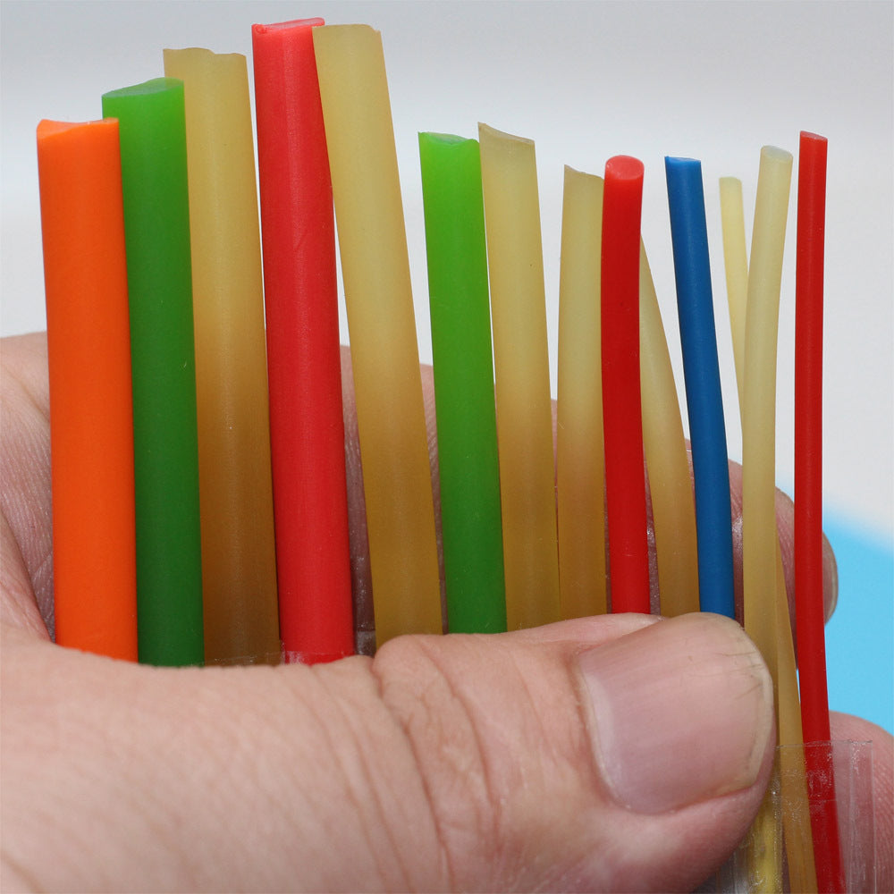 2-8mm Solid Fluorescent Latex haute résilience Jouets Projectiles de pêche Slings Durable Round
