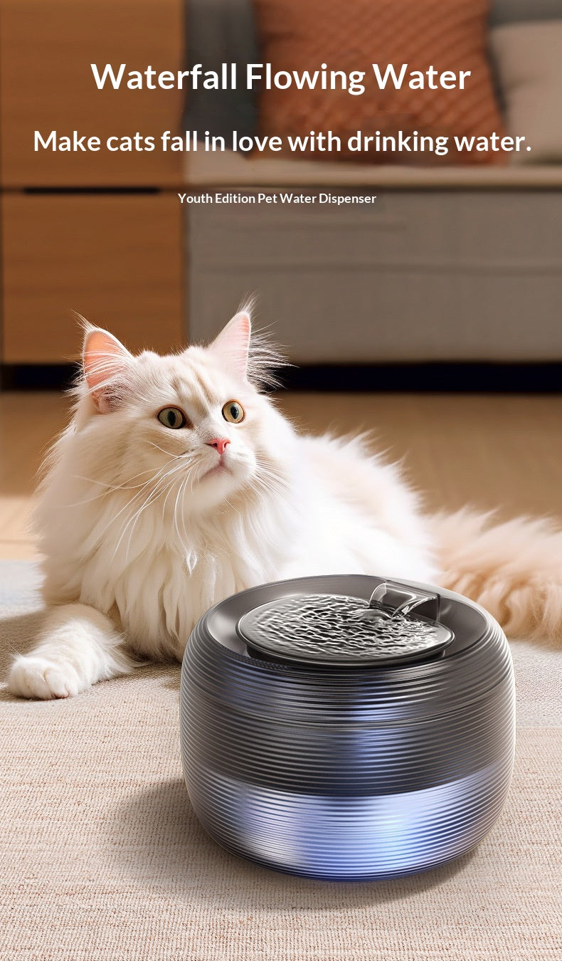 Fontaine d'eau pour animaux intelligents