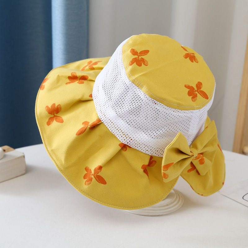 Enfants amusant imprimé Bowknot décoratif tissu net de patchwork respirant et cool doux F