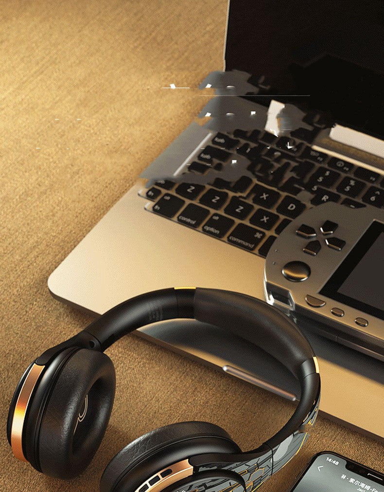 Casque Bluetooth Tête montée Active Réduction du bruit E-Sports Jeux Ordinateur Ultra-long
