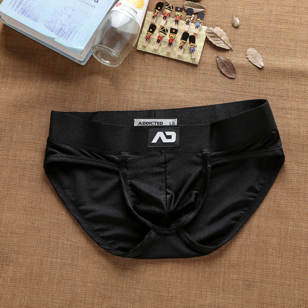 Slips brossé en nylon à faible taille pour hommes