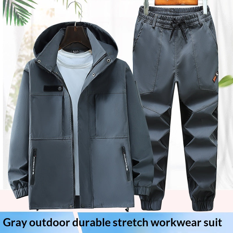 Ensemble de vestes d'alpinisme extérieur anti-vent pour hommes