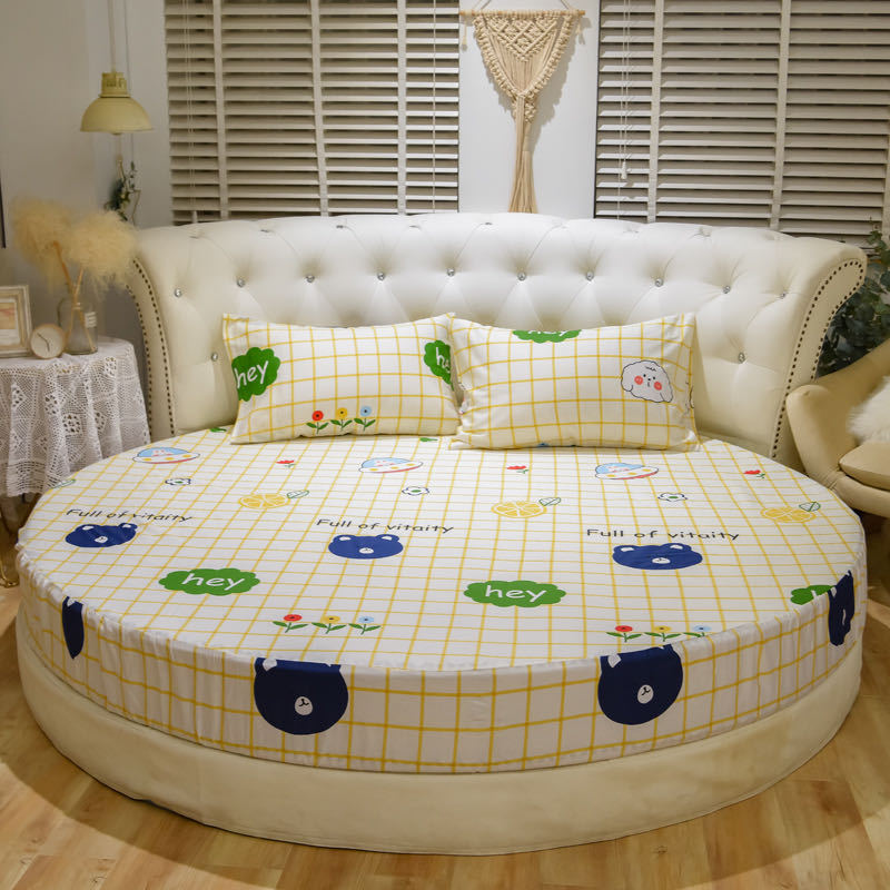 Table ronde Bedspread Hotel Hôtel Matelas Protecteur