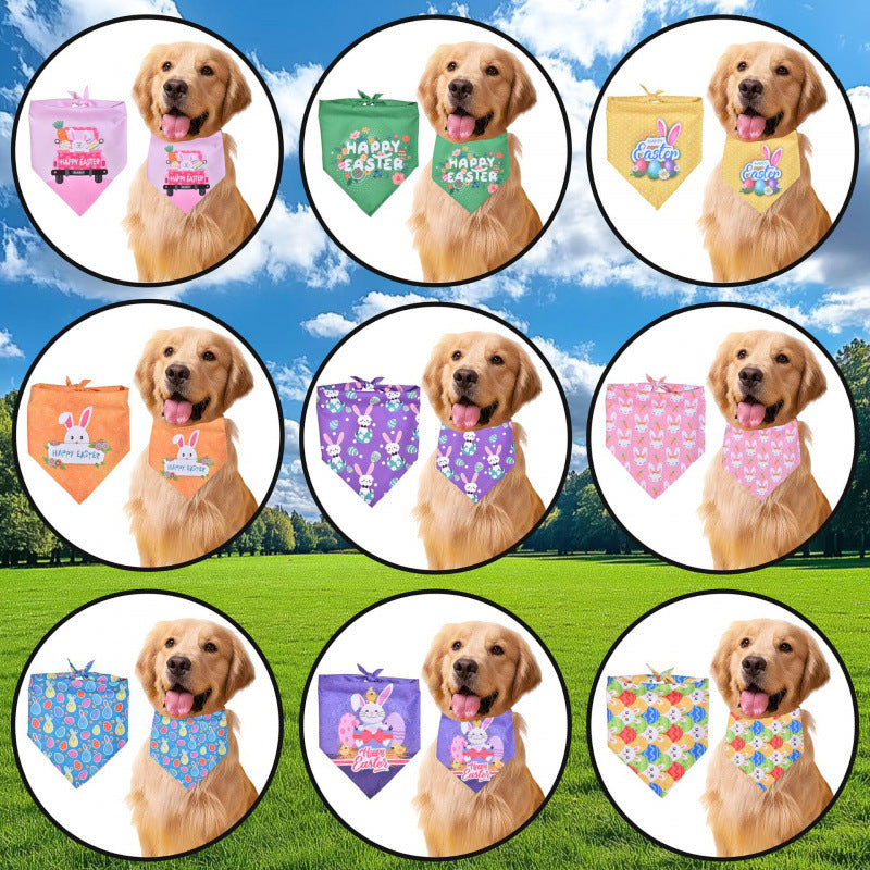 Bandeau triangulaire pour chats et chiens de Pâques