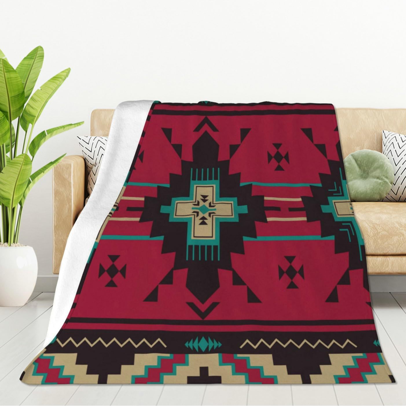 Blanket de style bohème pour literie confortable
