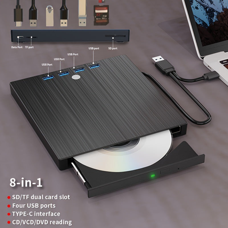 DVD externe Burner TYPE-C Disque CD multifonction Drive optique étendu
