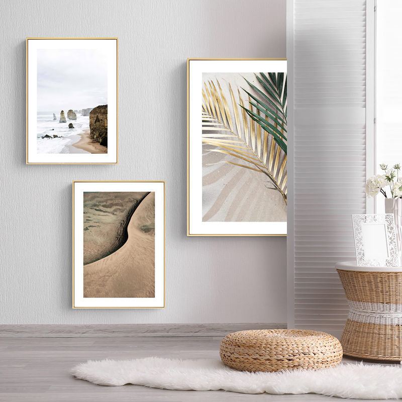 Mode Minimalist Chambre nordique Seascape Peinture Core