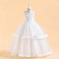 Robe de princesse longue couleur pour petites filles