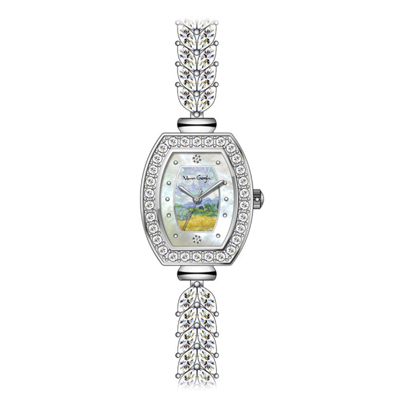 Van Gogh Yaoguang Full Starry River Series Sunflower Women's Steel Band Watch