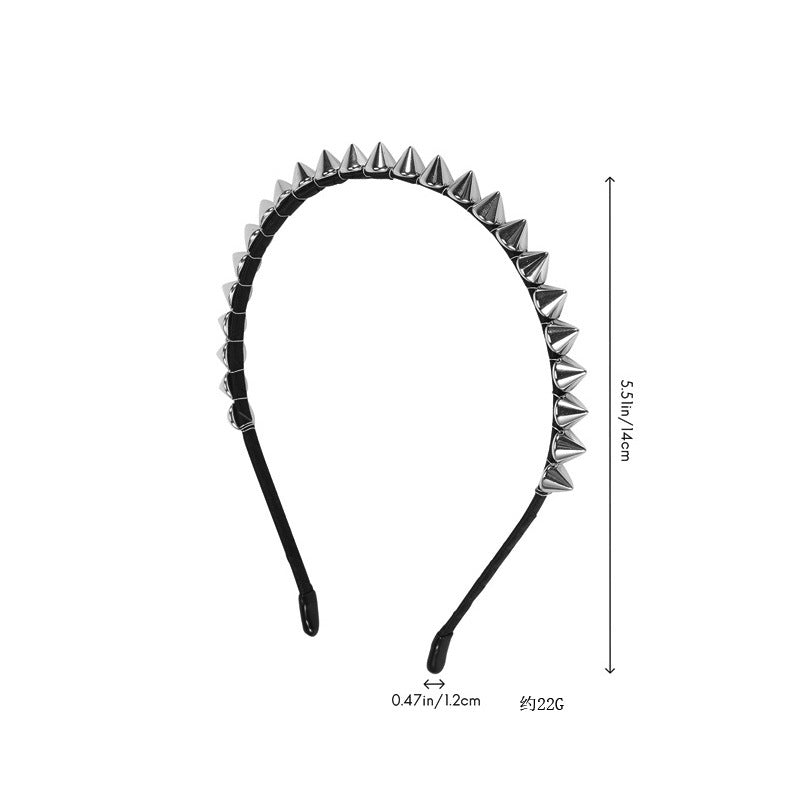 Bandeau de Rivet Spiked Personnalisé pour Femme