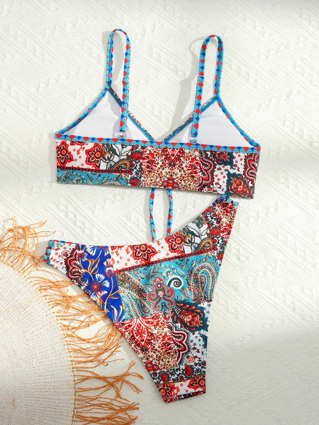 Femme imprimé floral Sexy Bikini à deux pièces