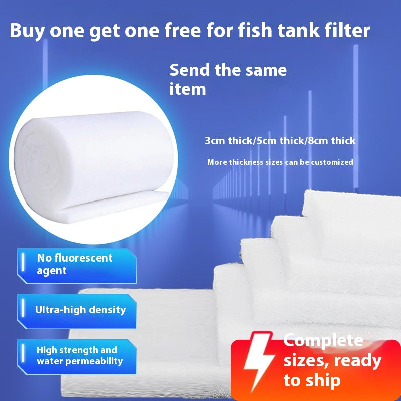 Réservoir de poisson épaissé haute densité et haute perméabilité filtre coton