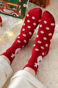 4 paire Chaussettes de Noël unisexe doux chaud quotidien porter l'hiver