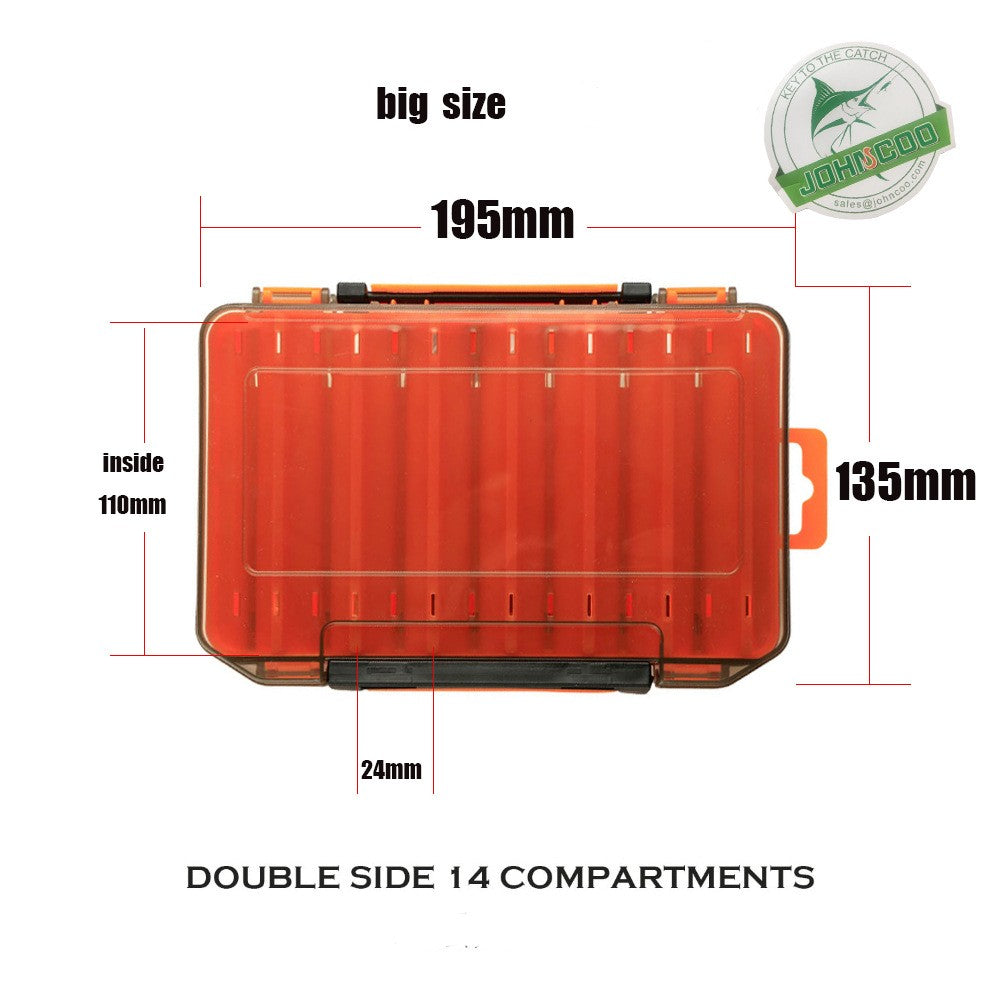 Stockage double face de la boîte de rangement double couche