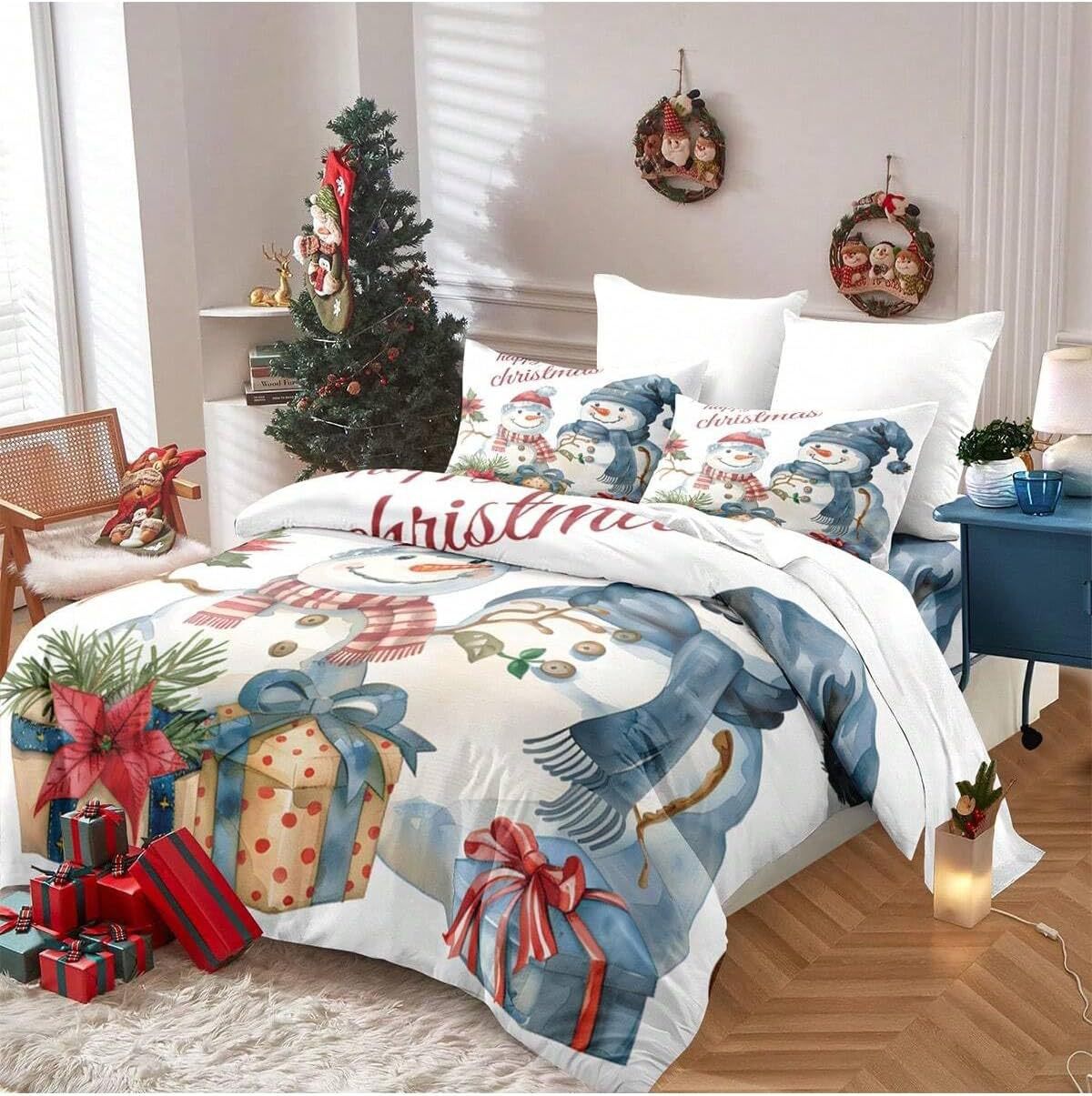 Ensemble de literie 3 pièces de Noël Hiver à vente chaude