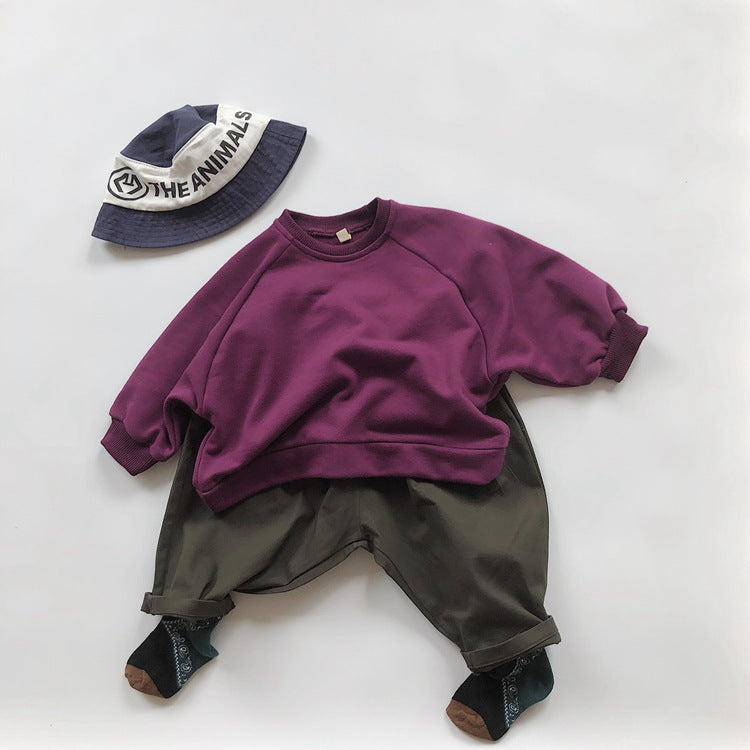 Pantalons Casual Couleur Solide Casual Style Littéraire Casual