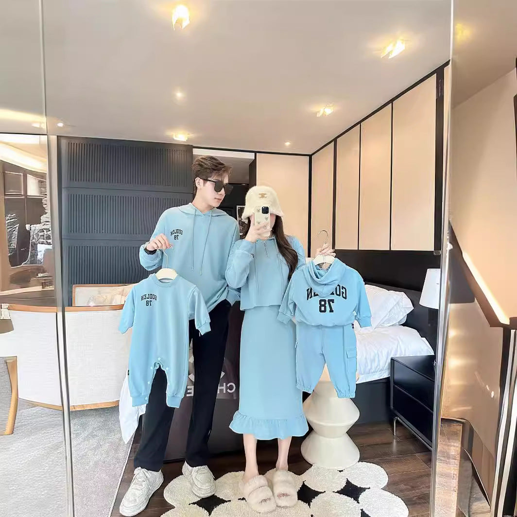 Robe mère fille assortie d'automne, tenue famille coordonnée