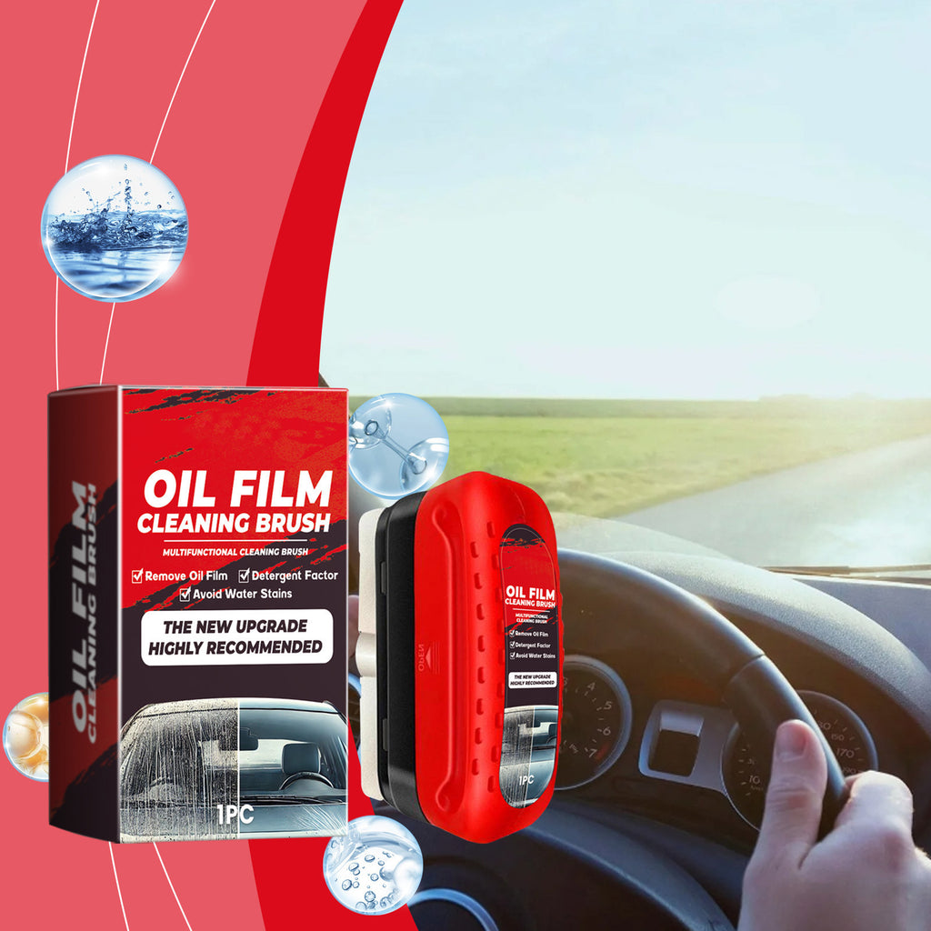 Brosse de nettoyage de film d'huile automobile