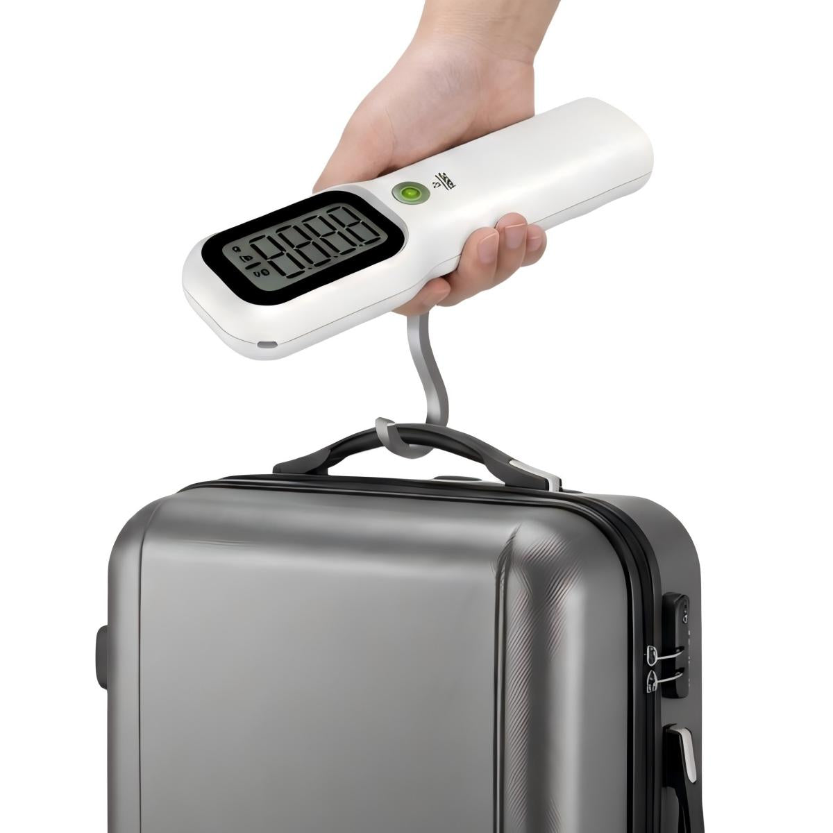 Balance de bagages numérique portable avec crochet rétractable