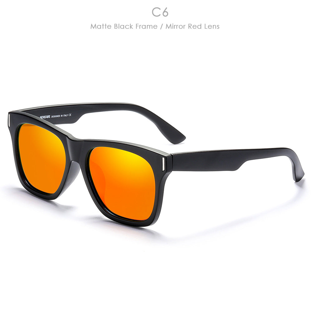 Lunettes de soleil polaires carrées classiques Unisexe
