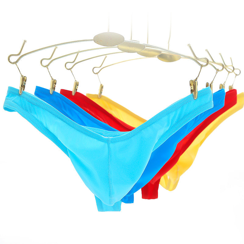 Soie glacée homme Translucide T-back mince