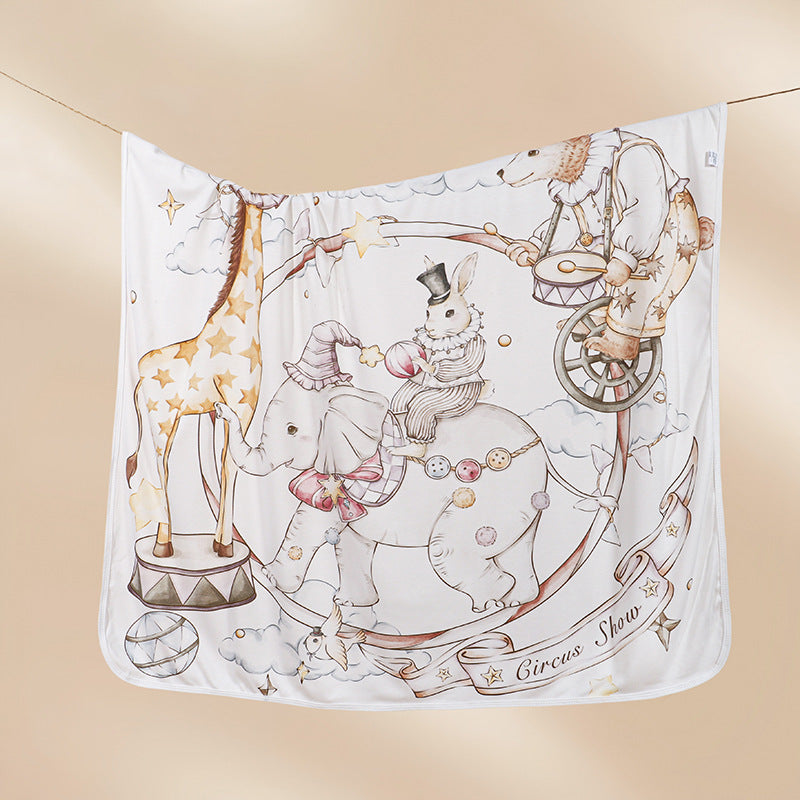 Nouveau-né Swadle Blanket Bamboo coton mince Swadle Wrap hôpital bébé Swadling Blanket In