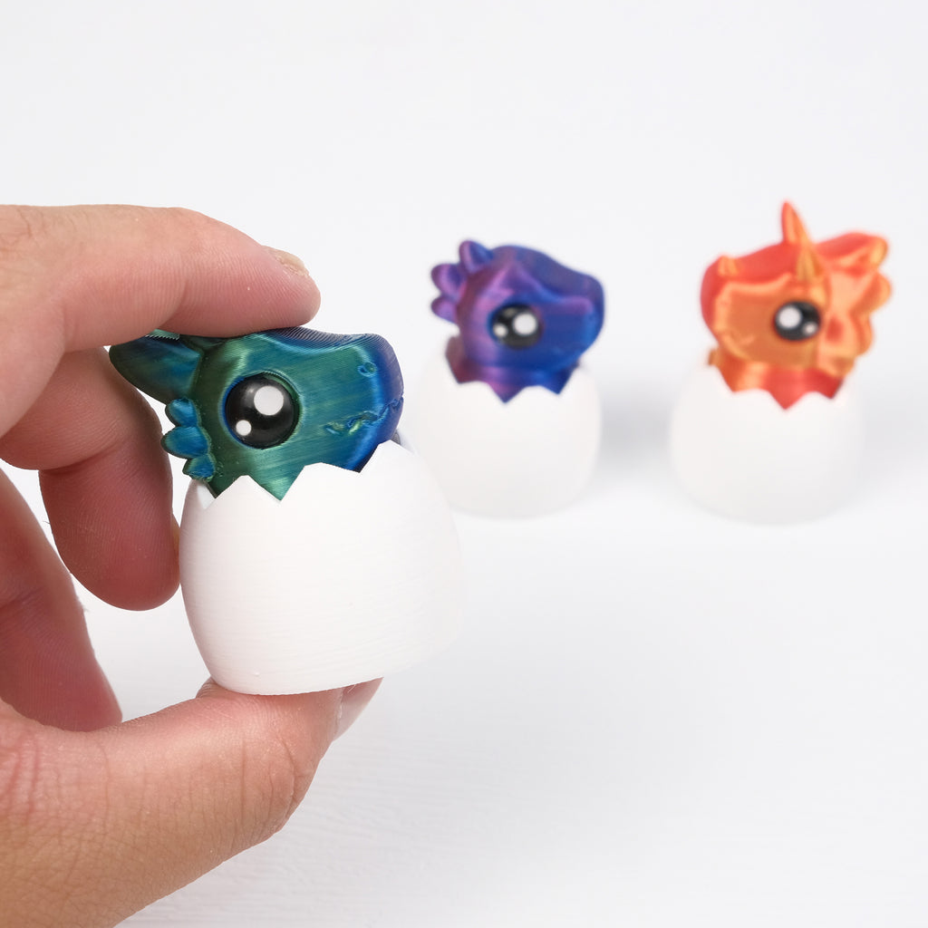 Fidget d'oeuf de dinosaure imprimé 3D 1PC Figure