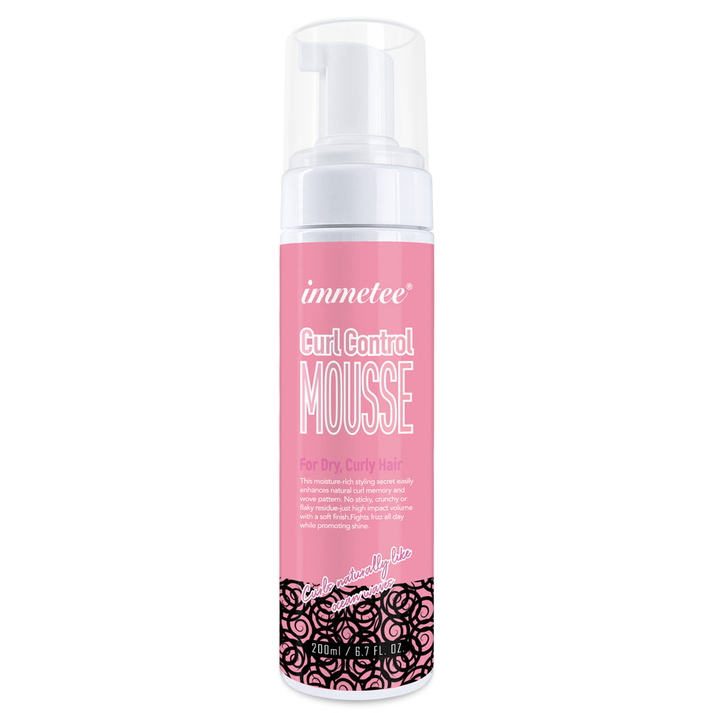 Coiffure bouclée Shaping Mousse Hydratante et Scalding soin des cheveux Elastin Bubble Mousse