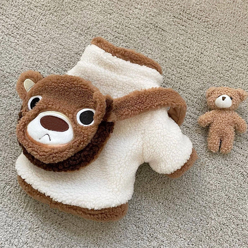 Envoyer un petit paquet de vêtements de chien pour Teddy avec un cœur