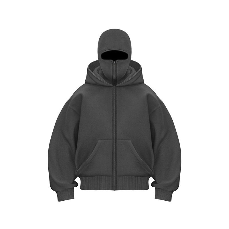Les hommes et les femmes à double tête Zipper Hoodie