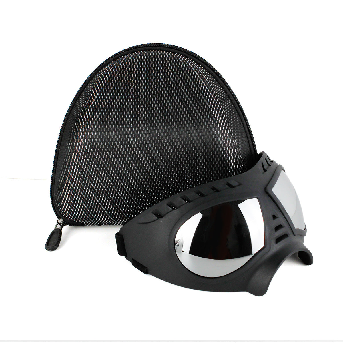Lunettes de soleil imperméables à la neige pour animaux de compagnie Cadre souple Lunettes de soleil confortables pour allemand