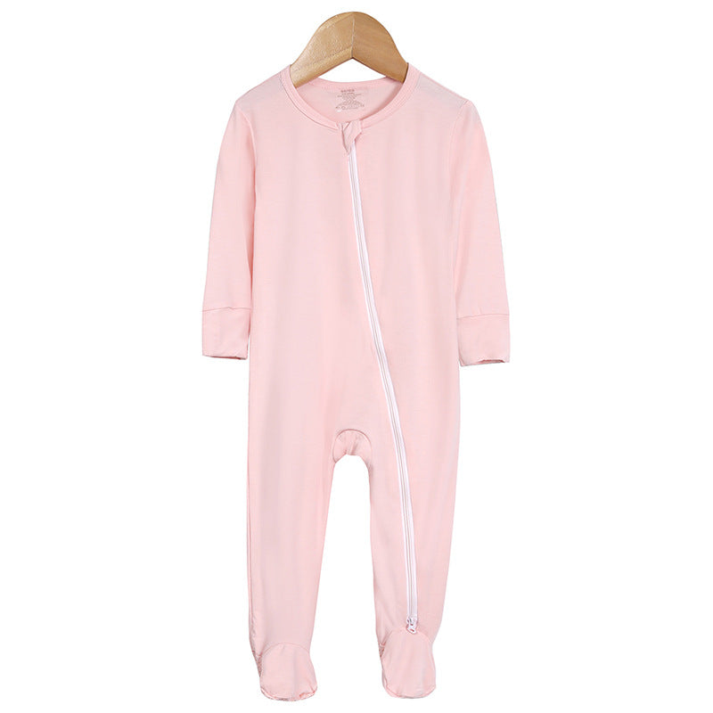 Bamboo Fibre Manches longues Une pièce Robe de salon Romper