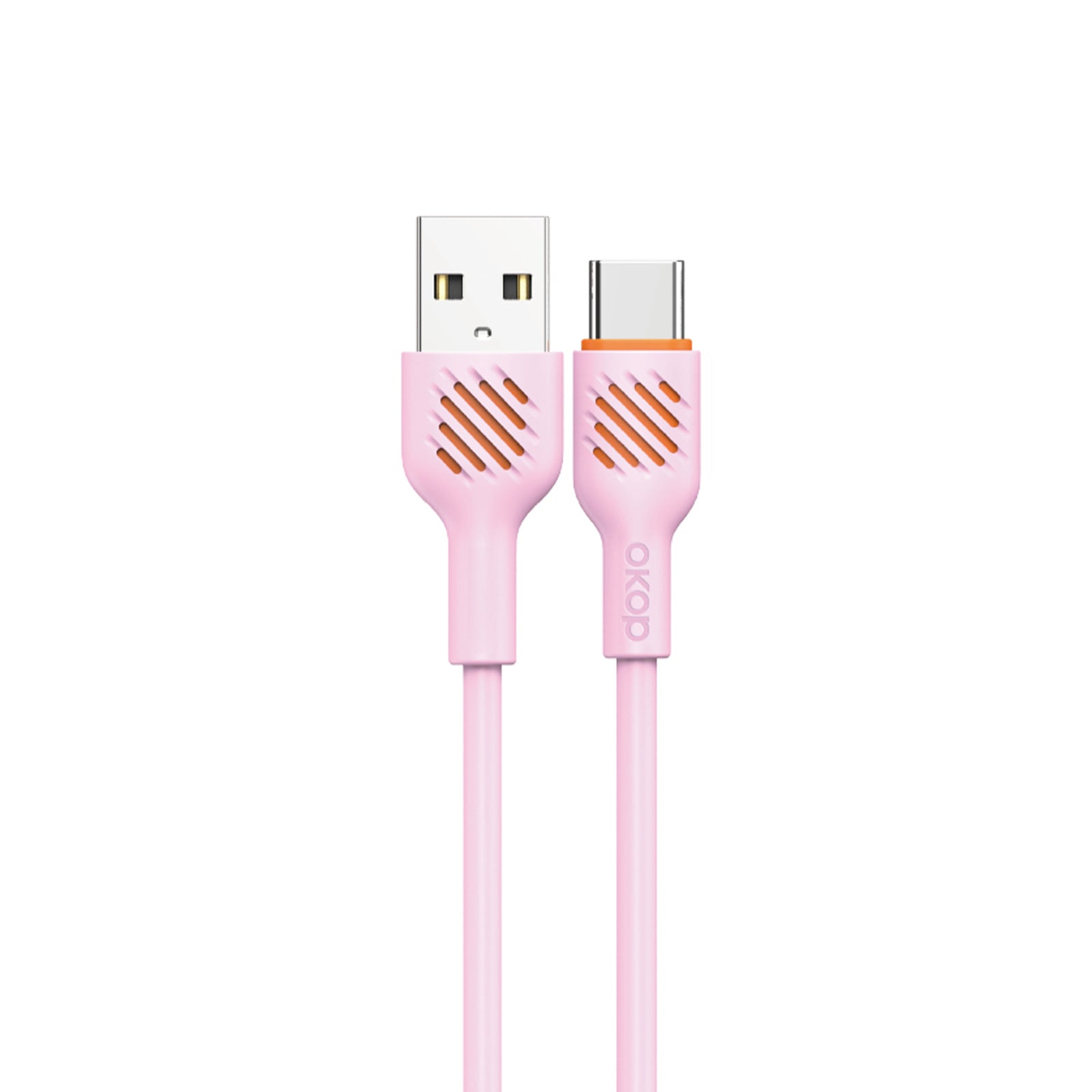KP-317 Câble de données à charge rapide 65W Câble de recharge de téléphone portable épais compatible avec