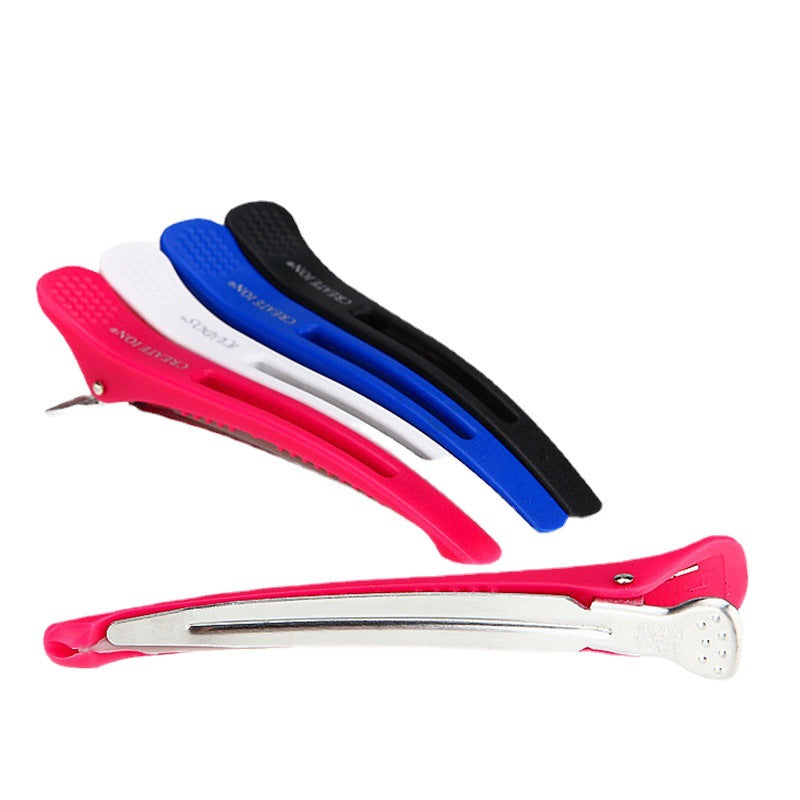 Plastic Barber Professional Clip Duckbill Clip poisson Bouche Clip