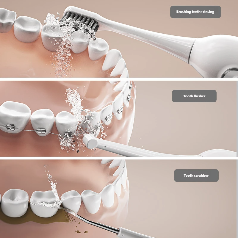 Q1 Multi-fonction Smart 3-en-1 brosse à dents électrique